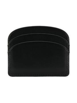 Monedero A.P.C. Porte Cartes Demilune Negro