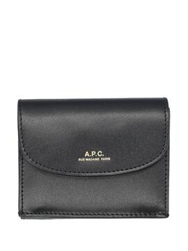 Cartera A.P.C. Trifold Geneve Negro