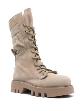 Bota JW Anderson Combat Leather Boot Topo