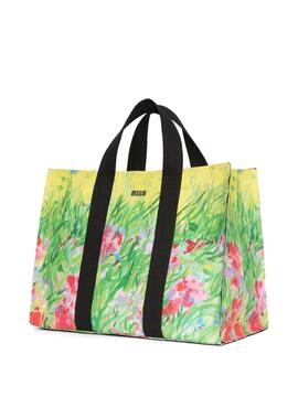 Bolso MSGM Horizontal Tote Bag Flores