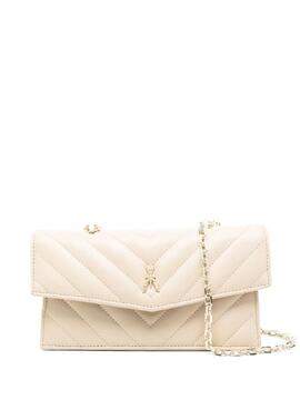 Bolso Patrizia Pepe Fly Bamby Quilted Crudo