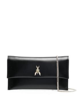 Bolso Patrizia Pepe Fly Clutch Negro