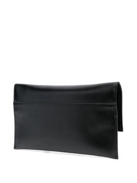 Bolso Patrizia Pepe Fly Clutch Negro