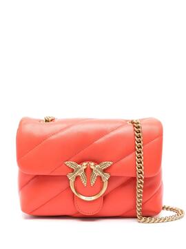 Bolso Pinko Love Puff Mini Naranja