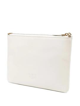 Bolso Pinko Flat Classic Crema