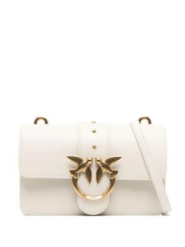 Bolso Pinko Love One Mini Vitello Blanco