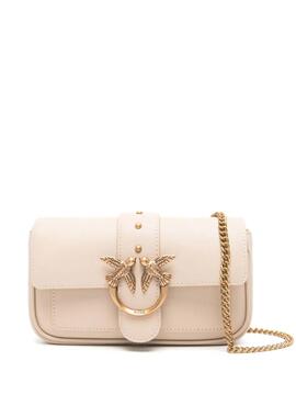 Bolso Pinko Love One Pocket Beige