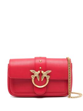 Bolso Pinko Love One Pocket Rojo