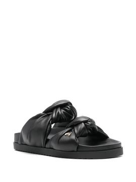 Sandalias Patrizia Pepe Fly Knot Slippers Negras