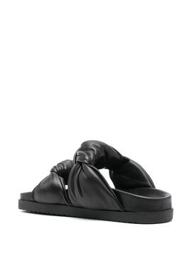 Sandalias Patrizia Pepe Fly Knot Slippers Negras