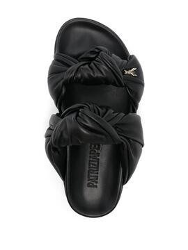 Sandalias Patrizia Pepe Fly Knot Slippers Negras