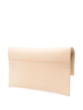 Bolso Patrizia Pepe Fly Clutch Beige