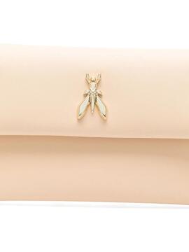 Bolso Patrizia Pepe Fly Clutch Beige