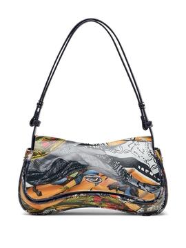 Bolso Diesel Play Recycled Printed Clutch