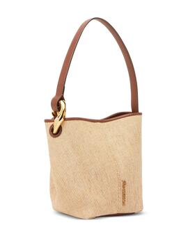 Bolso JW Anderson Small Bucket Tejido Natural