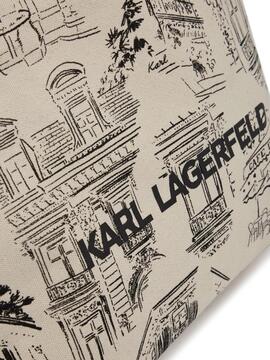 Bolso Karl Lagerfeld x JP AOP Canvas Shopper
