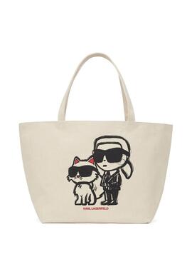 Bolso Karl Lagerfeld Ikon Duo Sketch Shopper