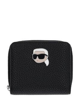 Cartera Karl Lagerfeld Ikon Pebble Negra