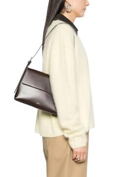 Bolso A.P.C. Sac Virgine Flap Chocolate