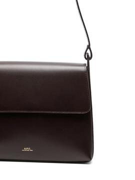 Bolso A.P.C. Sac Virgine Flap Chocolate