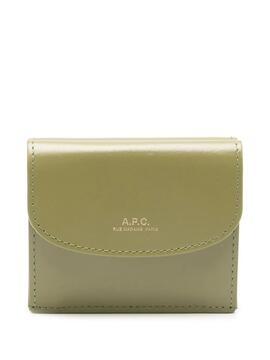 Cartera A.P.C. Trifold Geneve Verde