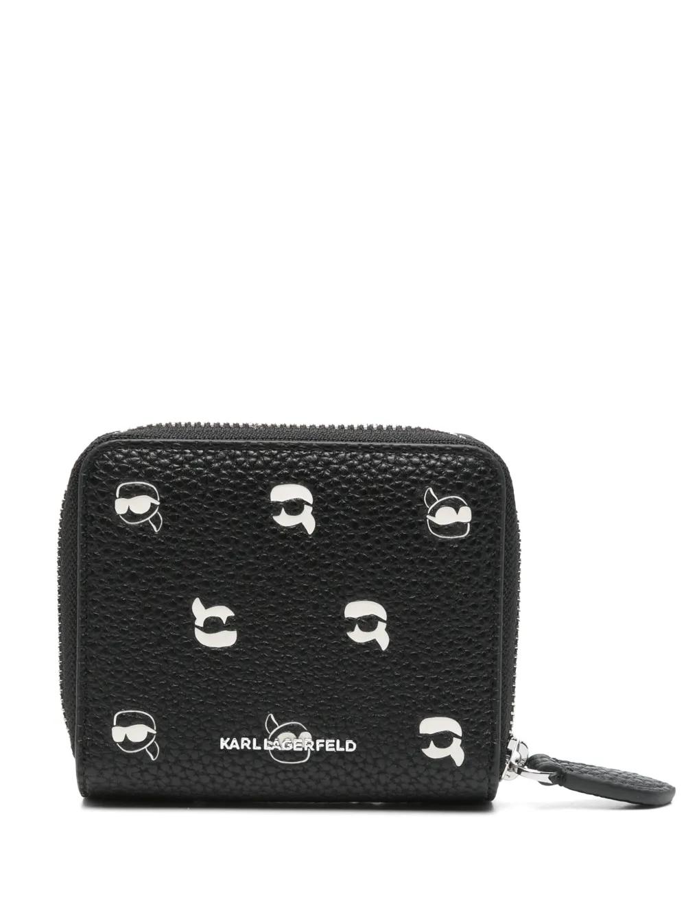 Cartera Karl Lagerfeld Ikon Pebble Estampado AOP