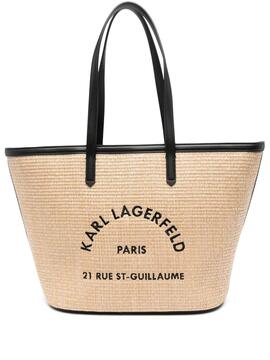 Bolso Karl Lagerfeld RSG Raffia Tote