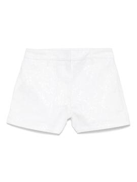 Short IRO Melya Blanco Lentejuelas