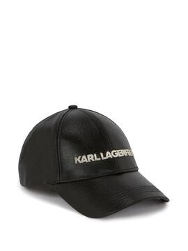 Gorra Karl Lagerfeld K/Essential Coated Negra
