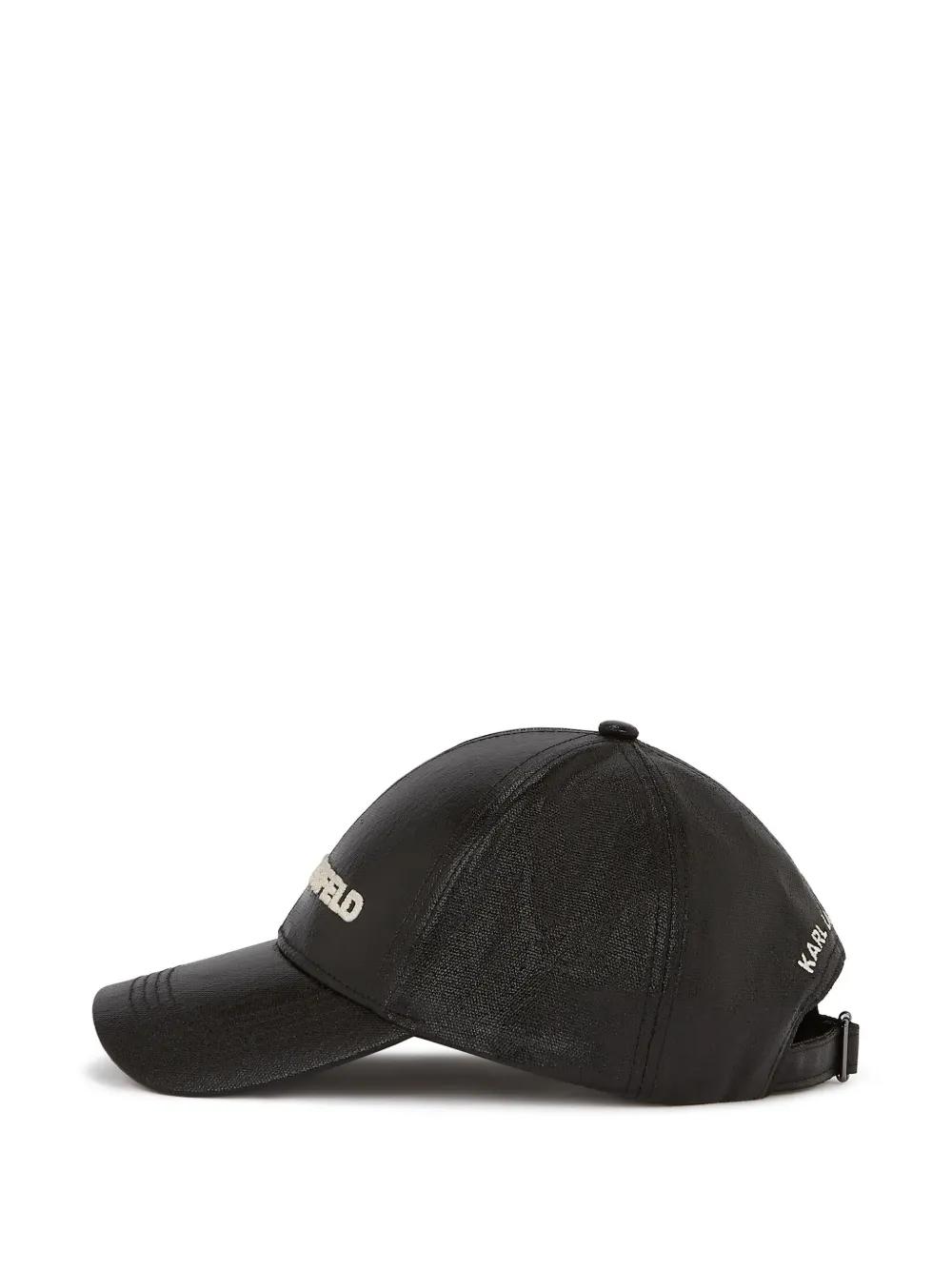 Gorra Karl Lagerfeld K/Essential Coated Negra