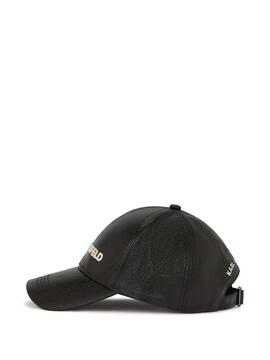 Gorra Karl Lagerfeld K/Essential Coated Negra