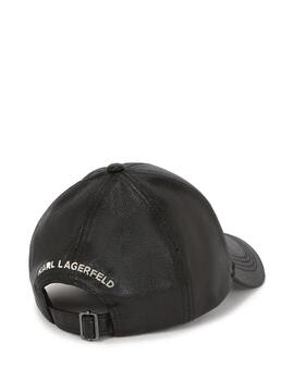Gorra Karl Lagerfeld K/Essential Coated Negra