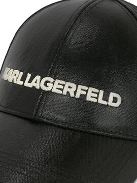 Gorra Karl Lagerfeld K/Essential Coated Negra