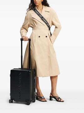Maleta Karl Lagerfeld  K/Travel Logo Trolley Negro