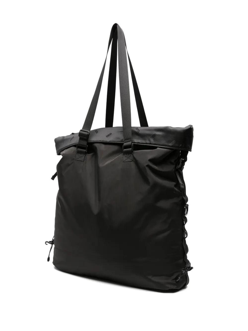 Bolsa Diesel Drape Tote Negra