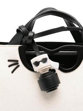 Bolso Karl Lagerfeld Choupette Small Tote Blanco