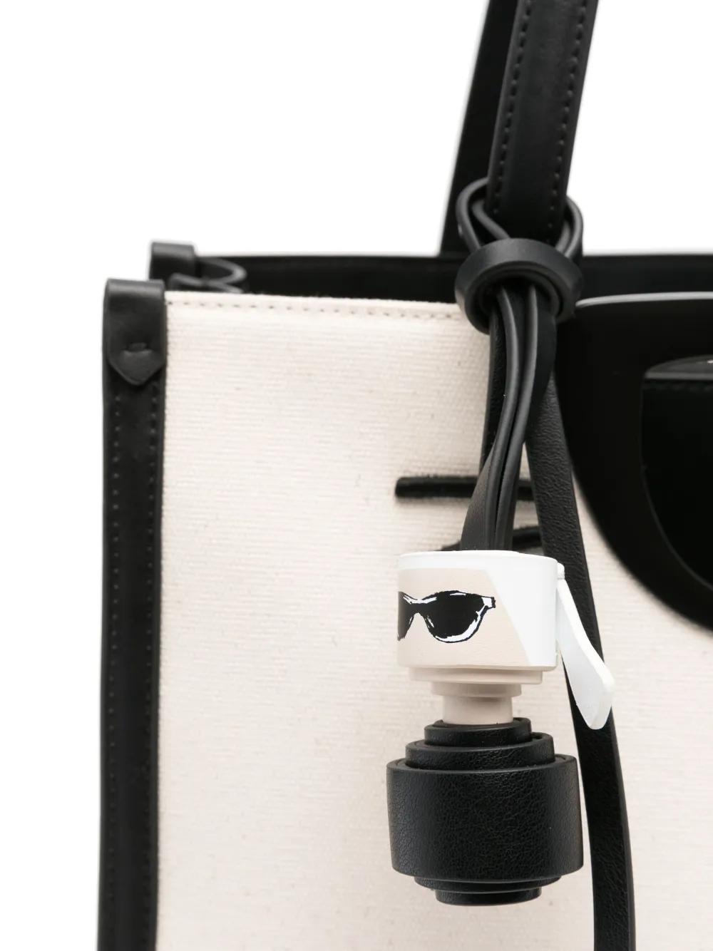 Bolso Karl Lagerfeld Ikon Choupette Tote Blanco