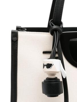 Bolso Karl Lagerfeld Ikon Choupette Tote Blanco