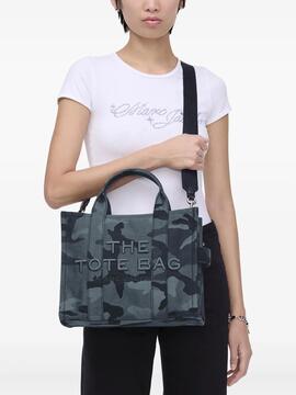 Bolso Marc Jacobs The Medium Tote Camuflaje Azul