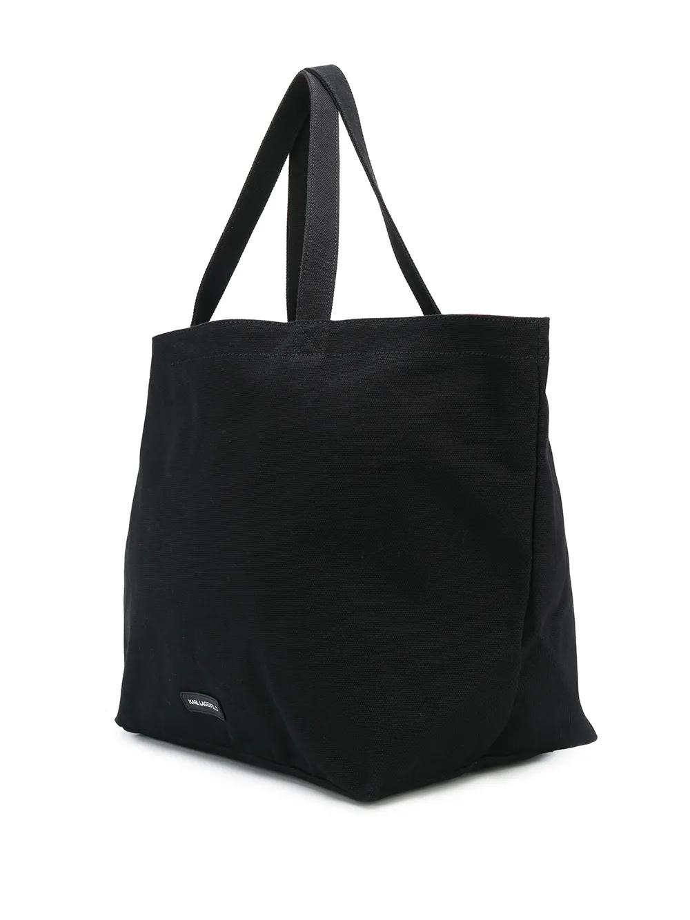 Bolso Karl Lagerfeld RSG Canvas Shopper Negro