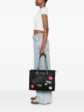 Bolso DKNY NYC Capsule Tote Negro Plata