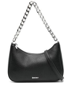 Bolso DKNY Jenna Demi Crossbody Negro Plata