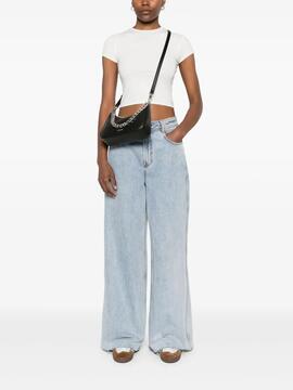 Bolso DKNY Jenna Demi Crossbody Negro Plata