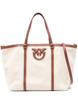 Bolso Pinko Miranda Shopper Classic Marrón