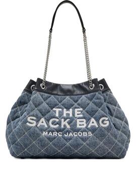 Bolso Marc Jacobs Quilted Large Chain Sack Denim