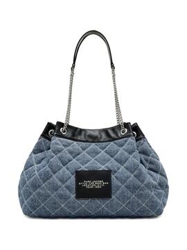 Bolso Marc Jacobs Quilted Large Chain Sack Denim
