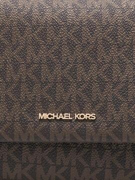 Bolso Michael Kors Nessa Messenger Monogram Marrón