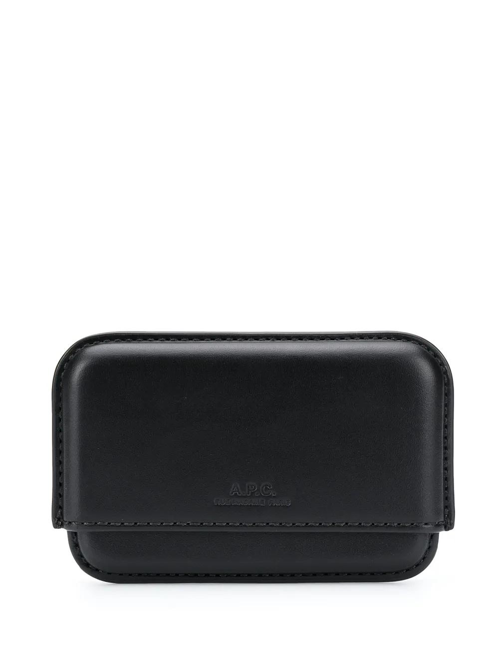 Tarjetero A.P.C. Porte Cartes Magna Carta Negro
