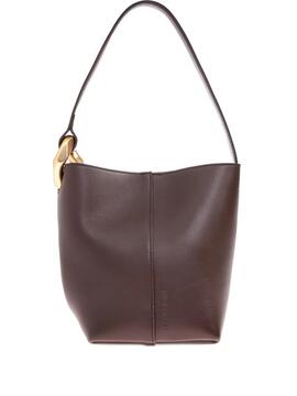 Bolso JW Anderson Corner Small Bucket Marrón
