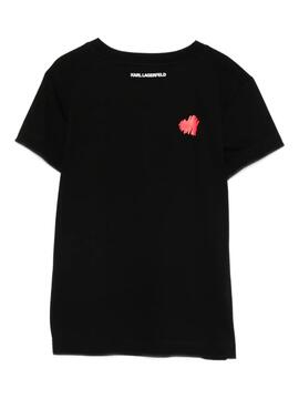 Camiseta Karl Lagerfeld Hearts Negra